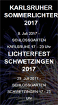 Mobile Screenshot of lichterfest.org