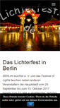 Mobile Screenshot of lichterfest.de